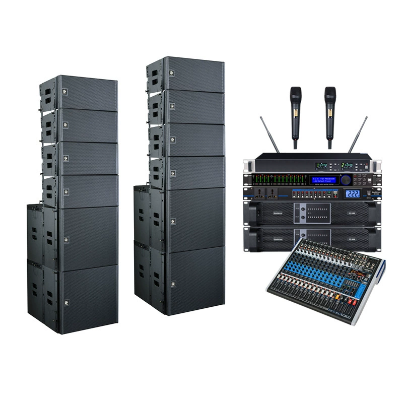 Cross-border exclusive professional line array speaker outdoor large-scale performance sound Guangzhou source factory AT/ET series