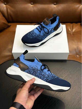 Berlutshad Popular Men's Shoes, New Men's Knitted Sneakers, Trendy and Stylish, Breathable Slip-On Mesh Design Berlutshad Popular Men's Shoes, New Men's Knitted Sneakers, Trendy and Stylish, Breathable Slip-On Mesh Design
