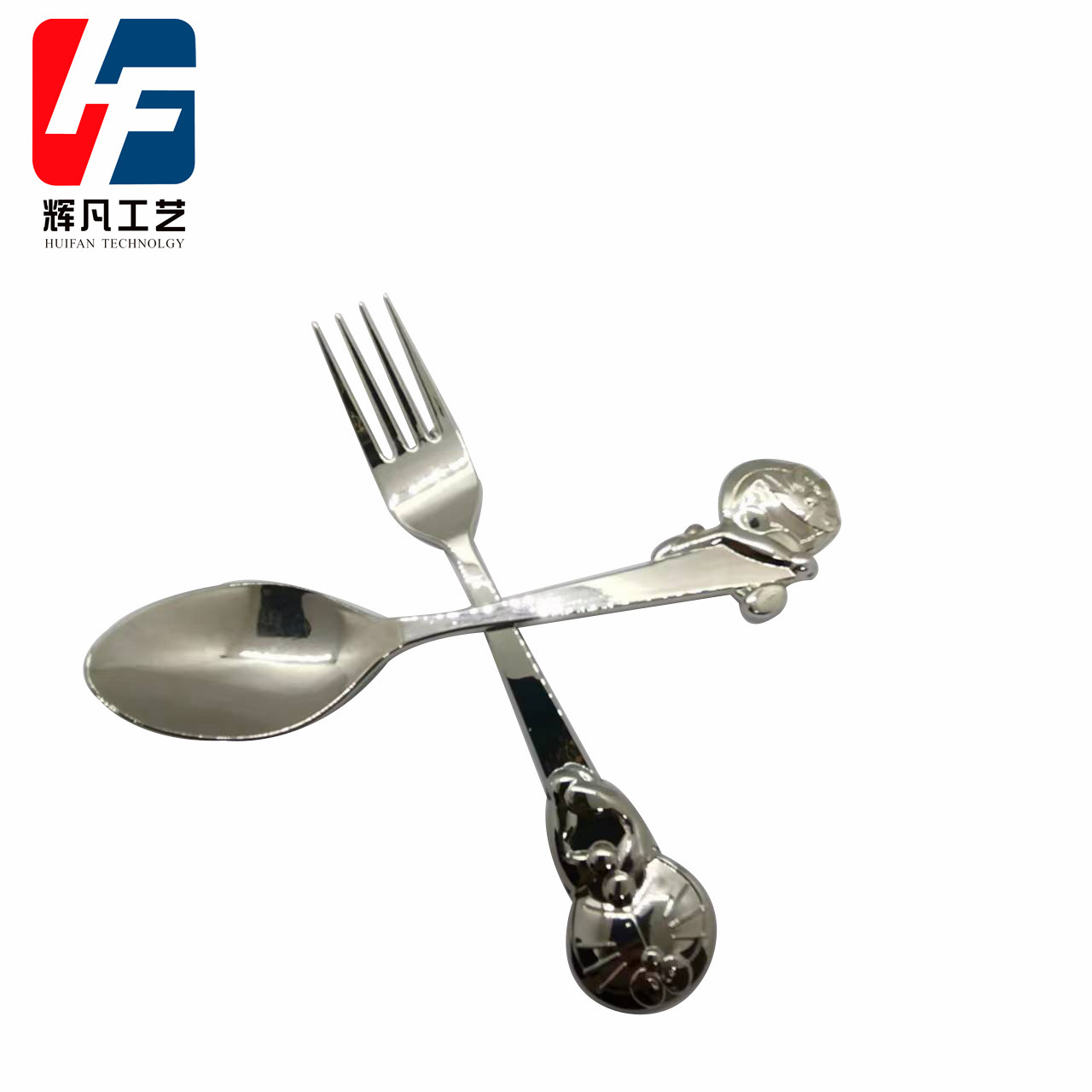 창조적 인 만화 숟가락 스테인리스 아이스크림 숟가락 차 숟가락 금속 숟가락 만들기