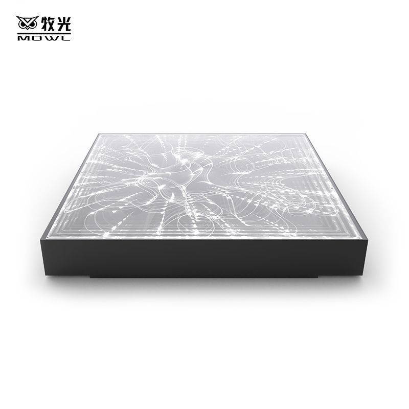 LED espejo piso luz luminosa estrella Fondo pared abismo piso azulejo KTV bar etapa lámpara discoteca baile neón Luz