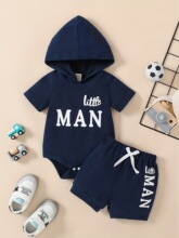 E 24461 Baby's Solid Color Hoodie Set ����ñ����װ �羳����