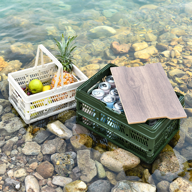 Caja de almacenamiento de camping al aire libre caja de almacenamiento de camping maletero de coche familia de gran capacidad caja de almacenamiento de picnic caja plegable