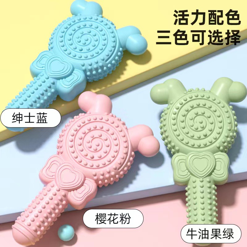 Gato roedor Lollipop TPR juguete para mascotas resistente a las mordeduras nuevo juguete de molienda de mordedura al por mayor Nuevo perro de juguete