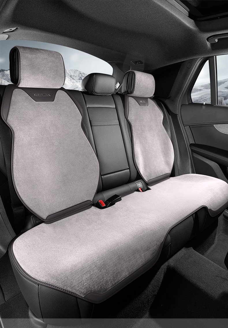 Plush Cushion Half-Pack Seat Cover Velvet Car Seat Cushion Winter Seat Cover Cross-Border E-Commerce Hot Selling Car Seat Cushion
