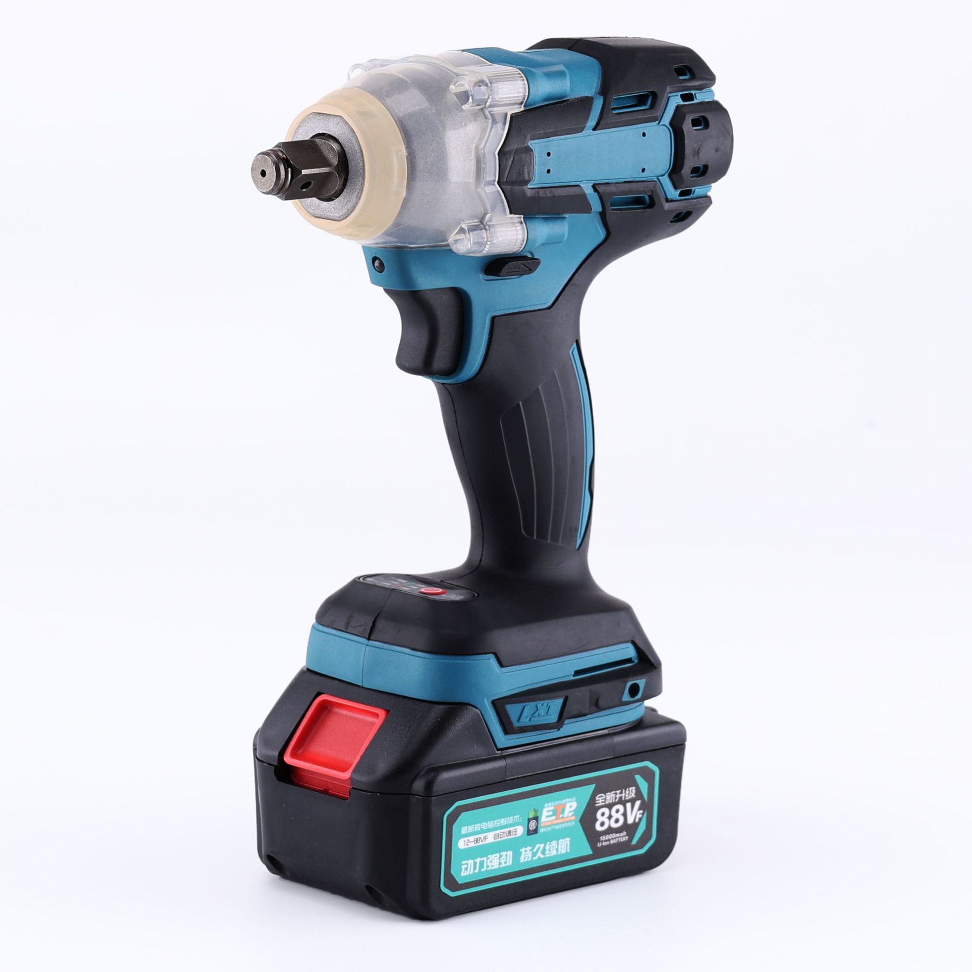 Llave de impacto eléctrica de litio sin escobillas llave eléctrica destornillador portátil gran par de reparación de automóviles pistola de aire fábrica al por mayor