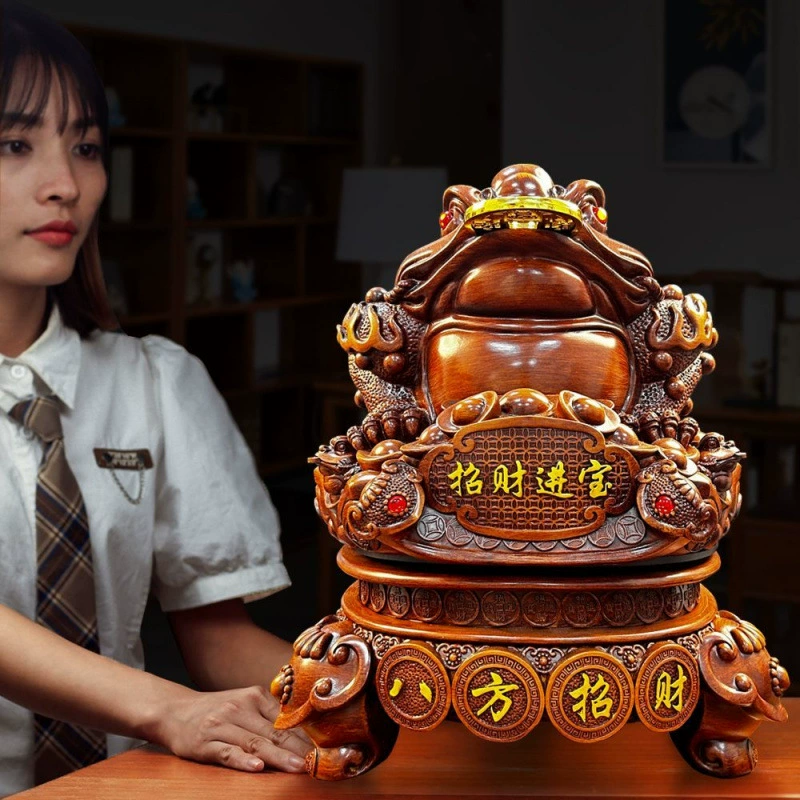 Золотая жаба, офисный рабочий стол, украшения для гостиной, украшения, приносящие богатство и сокровища, ТВ-шкаф, кассир, стойка регистрации, поделки, подарки на открытие