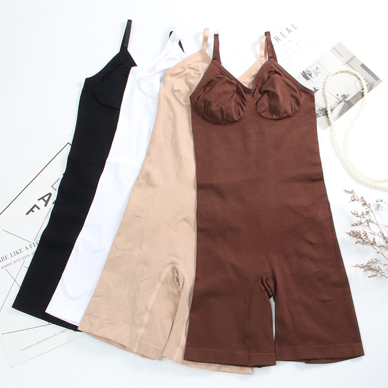 Cross-border plus size European and American Body Shaping Jumpsuit Thin Belly-Tight Chest-lifting Hip-lifting Tights Sling Strap Tunic Pants