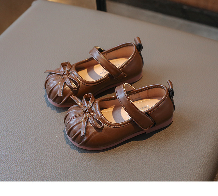 Mocassins en cuir pour filles avec semelle souple princesse_voghion.com