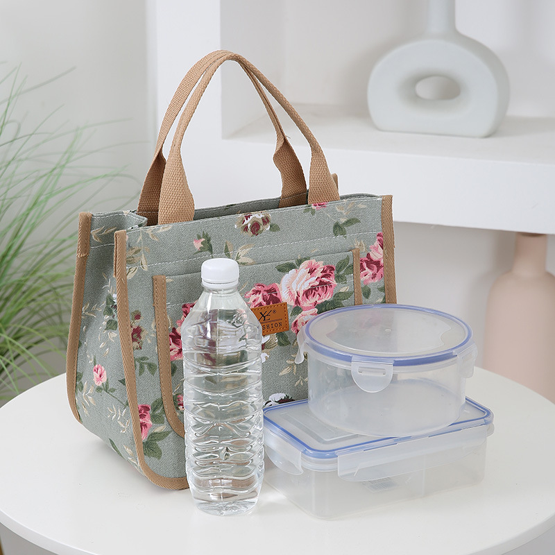 Nueva moda simple bolso de mano estilo nacional para trabajar bolsos portátiles ociosos bolsos al por mayor bolsos de lienzo de mamá