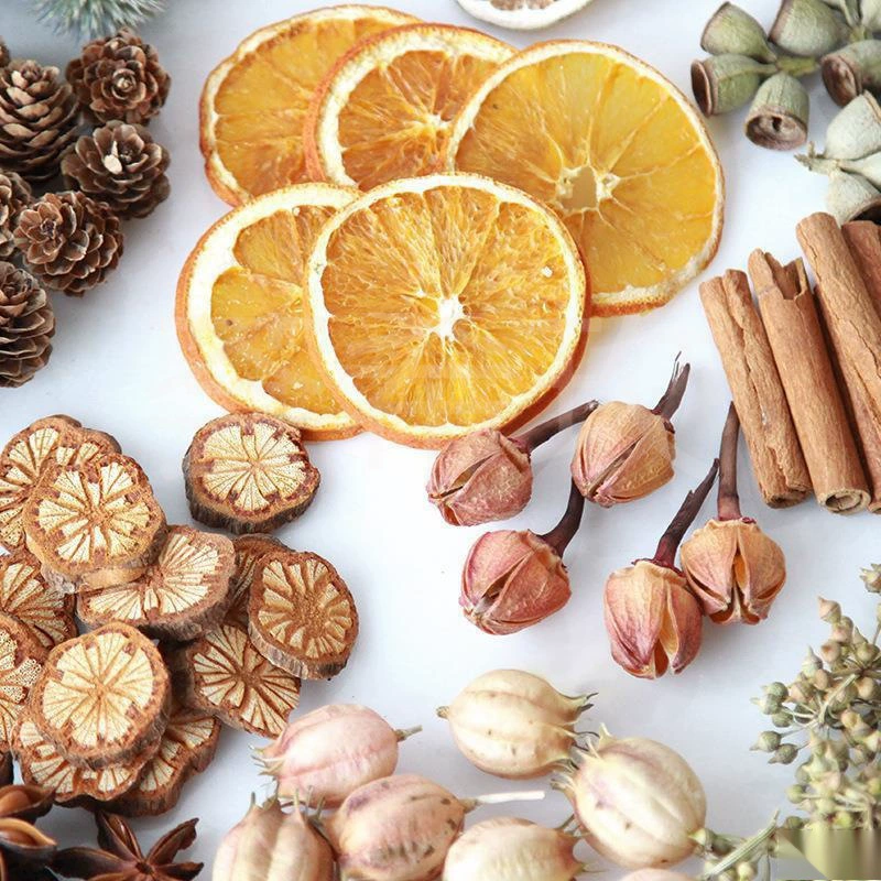 DIY Фруктовая ракушка древесный элемент лист dried Flowerfruit Комбинация Рождество Установлено Детский сад Украшение винтажное предложение