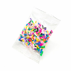 diy cream glue mobile phone case soft clay sugar granules handmade material package color frosted non-porous round beads resin ball