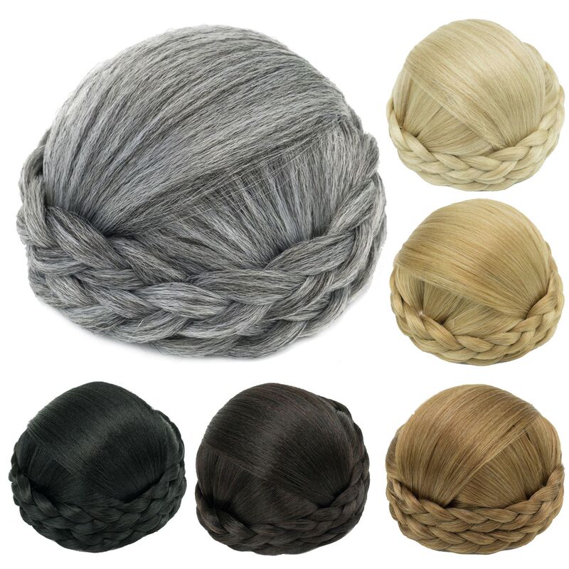 Women's performance wig, hair curler, hair bun, bride's hair bag, Hanfu performance, headdress, dance performance, meatball head, bud Women's performance wig, hair curler, hair bun, bride's hair bag, Hanfu performance, headdress, dance performance, meatball head, bud