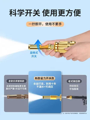 use, high-pressure water spray gun for | High pressure car wash water gun