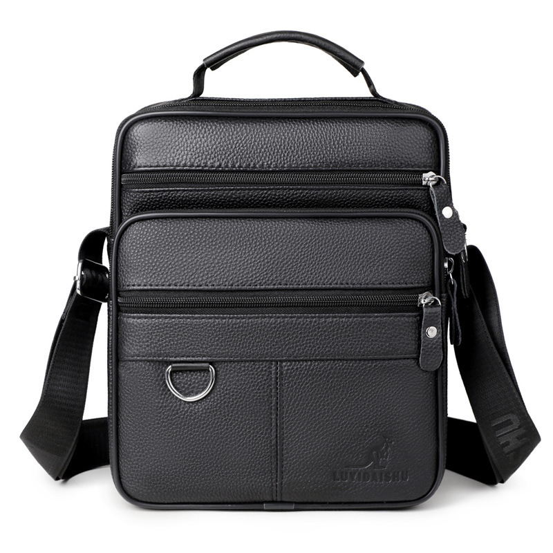 Men's Casual Fashion Genuine Leather Men's Bag Shoulder Bag 2024 New Top Layer Cowhide Portable Crossbody Bag Backpack for Men Men's Casual Fashion Genuine Leather Men's Bag Shoulder Bag 2024 New Top Layer Cowhide Portable Crossbody Bag Backpack for Men