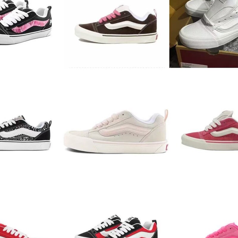 For Foreign Trade, Vans Knu Skool Canvas Shoes for Men and Women, Retro Casual Couple Sports Sneakers For Foreign Trade, Vans Knu Skool Canvas Shoes for Men and Women, Retro Casual Couple Sports Sneakers