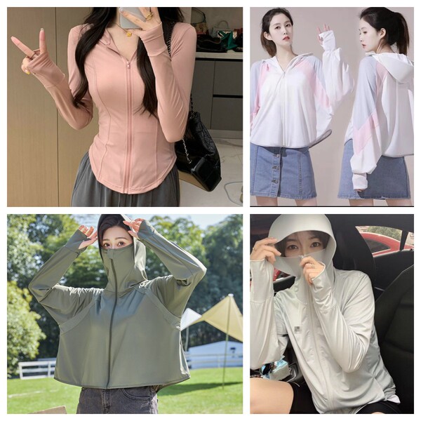 Thin silk sun protection clothing