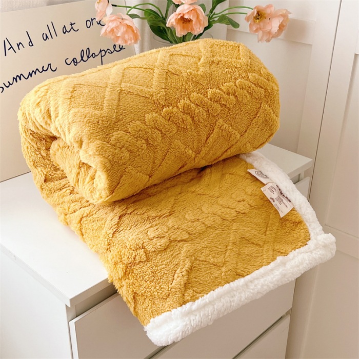 Torre gruesa mantas dobles mantas sofá de cachemire de oficina portátil siesta manta manta sábanas aire acondicionado