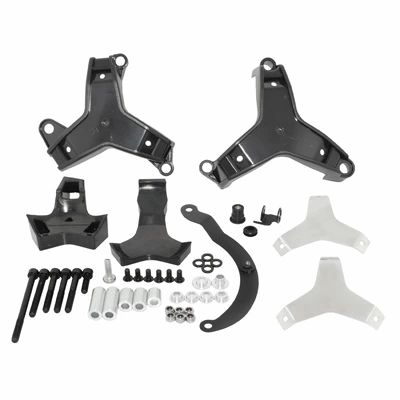 Cover Anti-Fall Pad Engine – Motorcycle frame - stainless-steel-silver