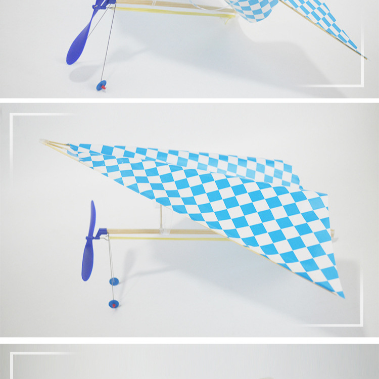 ゴムの動力の傘の翼機の児童の科は組み立てて航空モデルのdiyを組み立てることを教えます。