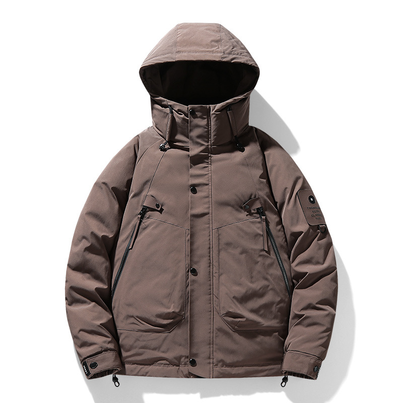 Winter short down jacket