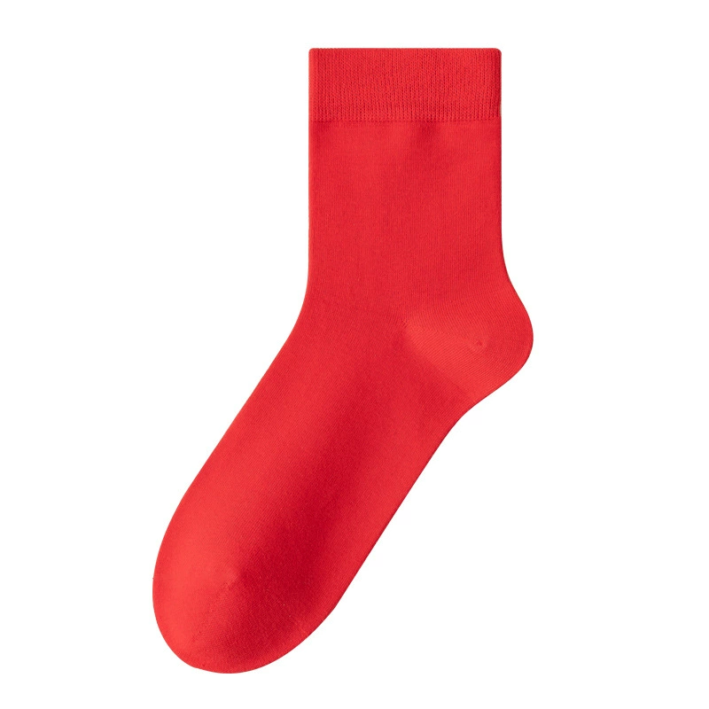 Демисезонные хлопковые антибактериальные осенние knee socks для беременных, средняя высота