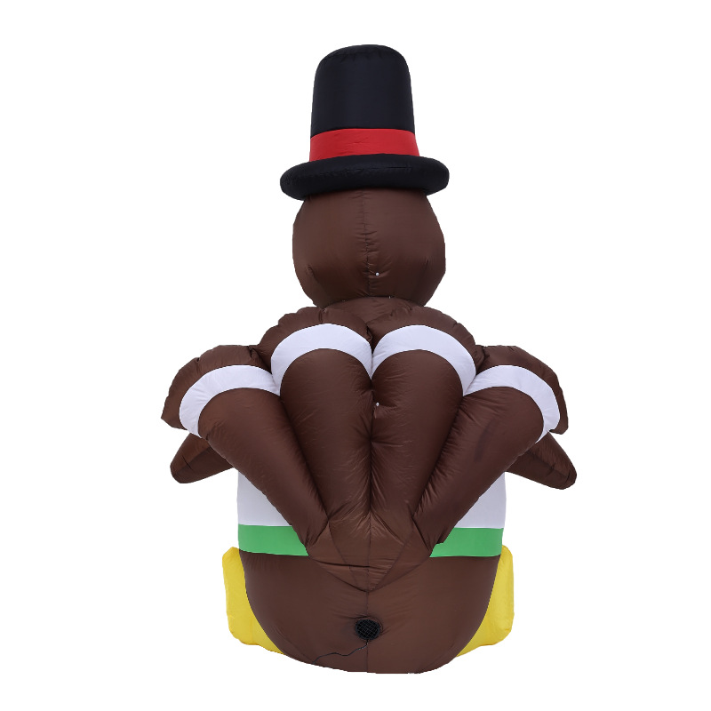 Decoración festiva transfronteriza de 1,8 m iluminación de color blanco Turquía Acción de Gracias / decoración de patio / molde inflable