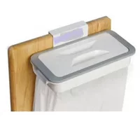 Attach-A-TRASH Cabinet Door Hanging Trash Bin by 意和 – Kitchen Garbage Shelf, 24.3×13.5×5.5 cm, 0.2 kg