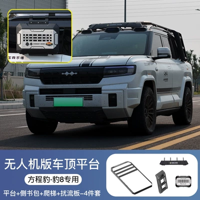 Platform Explorer Luggage Rack – Roof rack - equation-leopard-8-drone-edition-best-selling-three-piece-set-platform-ladder-school-bag-comes-with-spoiler-camping-mat