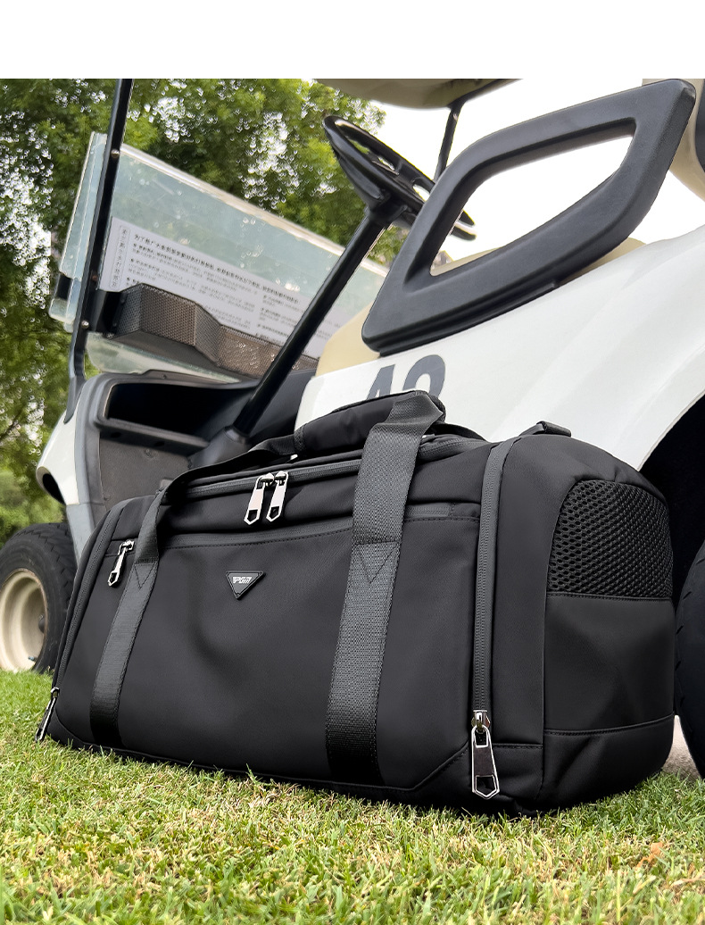 Túi tote du lịch chống nước nhẹ PGM – đựng đồ golf, quần áo, giày (50x25x25 cm) — YWB046-Đen, YWB046-màu xanh quân đội chi tiết 10