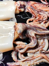 新鲜大鱿鱼五去免杀冷冻整只鲜鱿鱼生鲜尤鱼烧烤铁板商用海鲜水产