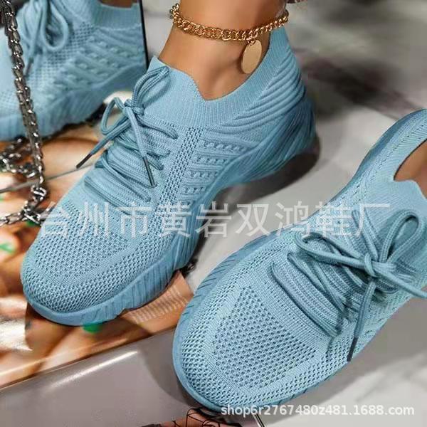 Large size sports shoes women's spring 2...