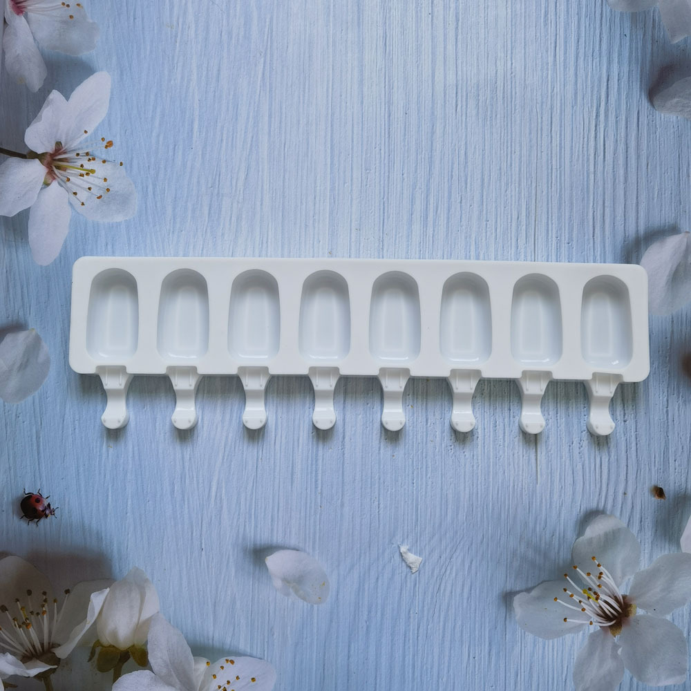 8 elíptico 480 helado molde de silicona helado molde de helado helado molde de helado para hacer suministros de fiesta de verano