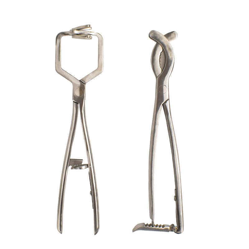 herramienta de ligadura para ciervos, mulas, burros, herramienta de castración de acero inoxidable para caballos, herramienta de castración para animales sin sangre para estimular el potencial de la carne