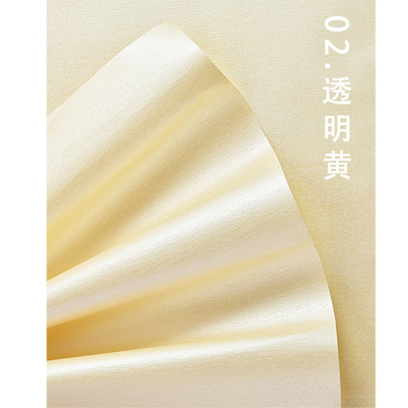 Papel de embalaje de alta calidad de seda de satén de siete colores, engrosamiento de bricolaje, florería hecha a mano, embalaje de suministros florales