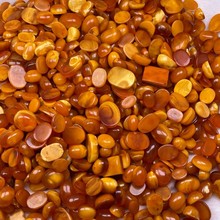 松岗工厂源头 琥珀蜜蜡批发天然老蜜蜡戒面镶嵌用散珠DIY手串配饰