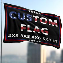 亚马逊跨境旗帜横幅定制工厂双面印刷户外旗帜定做custom flag