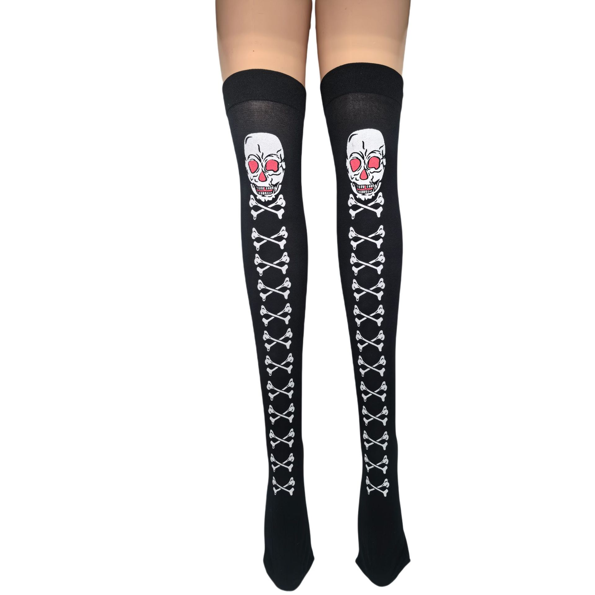 Los fabricantes suministran las medias del Festival del partido de Halloween Festival visten accesorios de ropa calcetines sobre la rodilla calcetines de sangre calcetines de enfermera