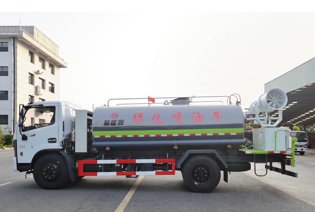 New Energy Dongfeng Dolica 9-Ton Multi-Functional Greening Dust-Suppressing Sprinkler Truck Factory Direct Sales National Vi Greening Sprinkler