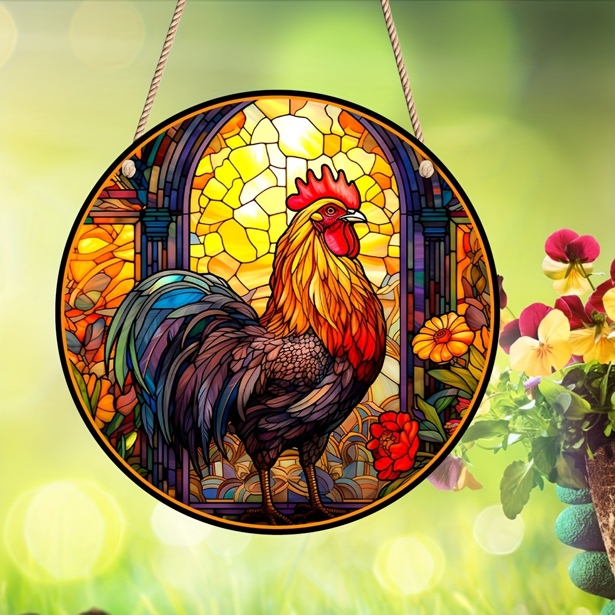 Transfronterizo nuevo coche accesorios magnífico redondo mariposa casa adornos de acrílico material de Navidad decoraciones para el hogar