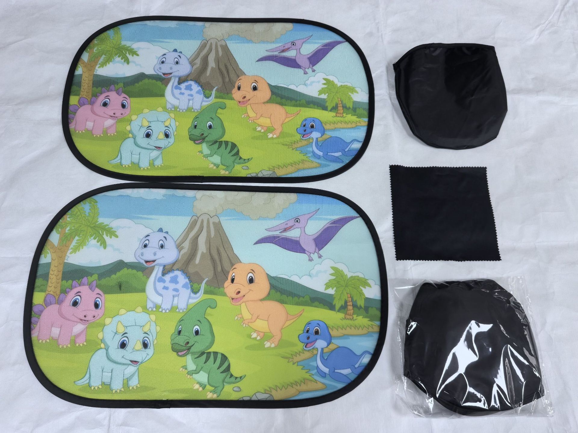 Children's Car Curtains, Sunshades, Magnetic Sunshade Curtains, Summer Baby Sun Protection and Heat Insulation Curtains, Cartoon Car Side Window Thick Sunshades