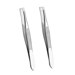 Stainless Steel Eyebrow Clip, Elbow Eyebrow Pliers, Eyebrow Clip, Eyebrow Trimmer, Small Tweezers, Nose Hair Pliers, Beard Plucking Tool, Flat Mouth
