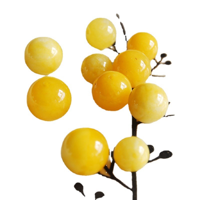 碩熙老蜜ろうに珠鶏油黄花蜜二代目円珠単粒散珠部品手串金剛アクセサリーを配合します。|undefined