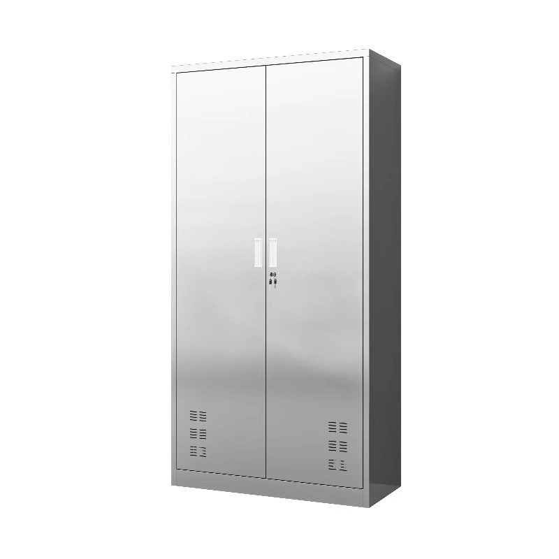 Armario de limpieza de acero inoxidable Armario de almacenamiento de herramientas sanitarias Armario de limpieza para el aula Armario de almacenamiento de trapeador de escoba Armario de almacenamiento Balcón Armario de artículos diversos