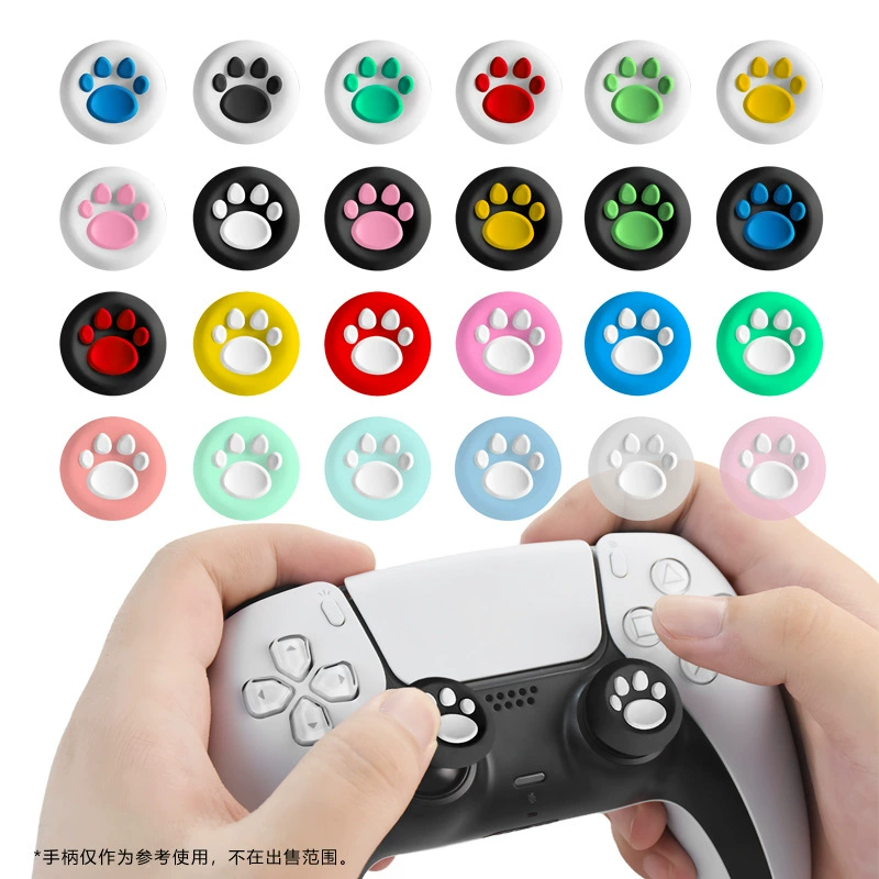 Силиконовая крышка-ручка для контроллера PS5 серии X/PS4, защитная крышка, кошачья коготь, клавиша-колпачок для периферийных аксессуаров