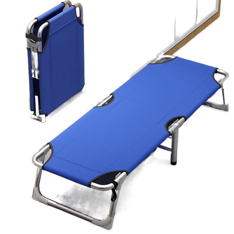 Cama plegable, cama para el almuerzo de oficina individual, siesta, cama portátil al aire libre simple, cama para adultos, fábrica de una pieza al por mayor