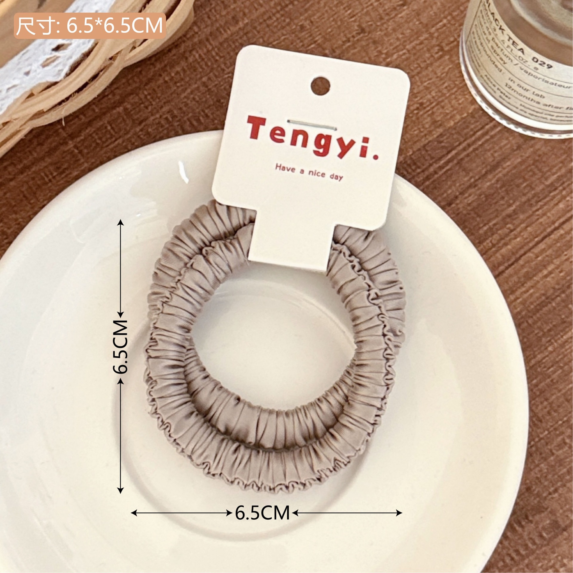 Nuevo punto ondulado anillo de pelo intestino delgado adornamiento de cabello de alta elasticidad duradera cuerda de cabello de correa de cabello para chicas al por mayor