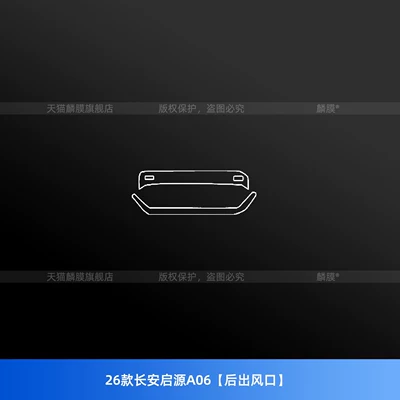 Car interior film – Suitable for Changan Qiyuan A06 Interior - 26-models-of-changan-qiyuan-a06-rear-air-outlet
