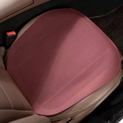 full-cover car seat cushion made of, Four Seasons Pad - front-row-single-seat-cushion-volcano-red-ultra-thin-flat-style-ultra-thin-and-breathable