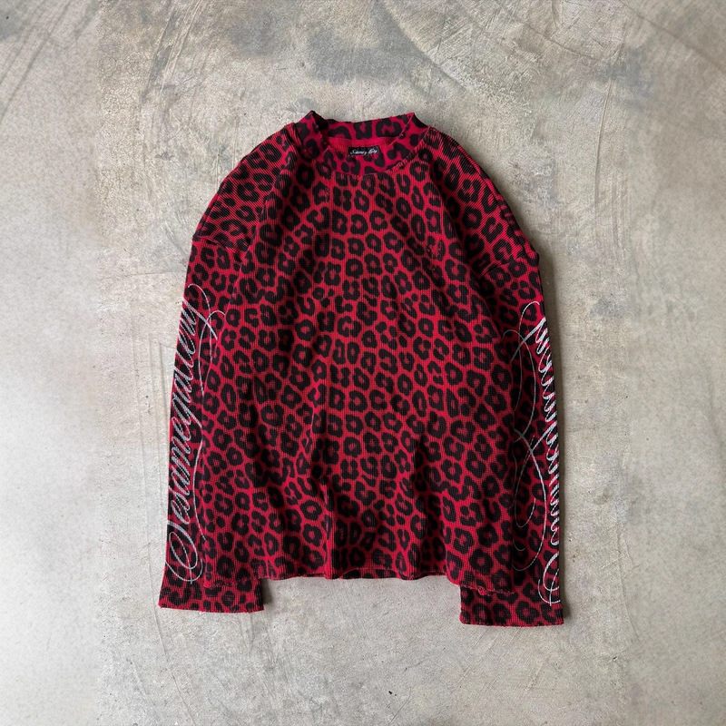 European and American Style Cross-Border American-Style Long-Sleeved T-Shirt, Dark Retro Y2K English Printed Top, High Street Gothic Fashion Outfit
