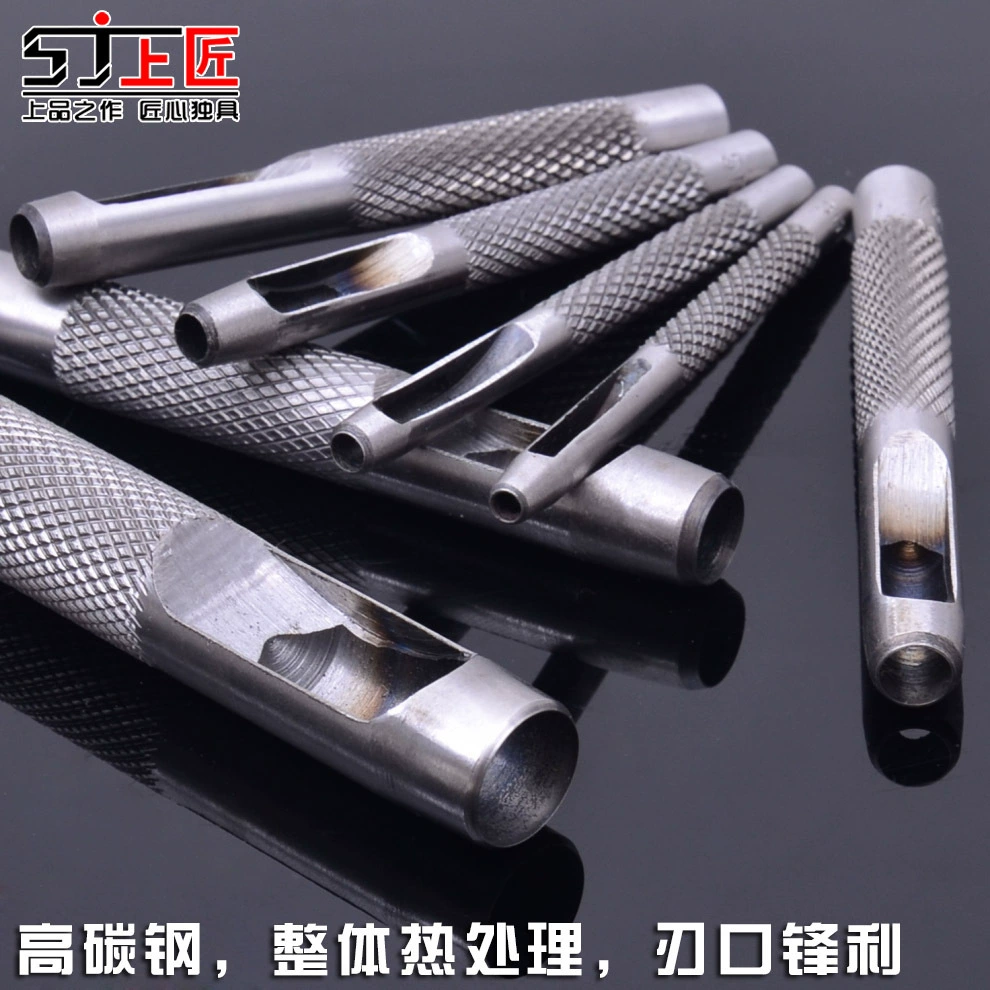 M&Tools Перфоратор для ремней, дырокол для кожаных ремней, открывалка для отверстий в коже.